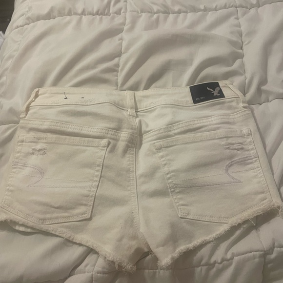 ae low rise white shorts - Picture 5 of 5